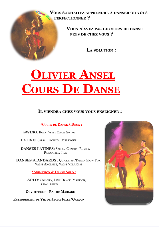 Logo Olivier Ansel Cours De Danse